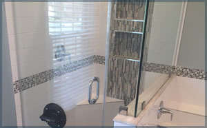 tempered shower glass